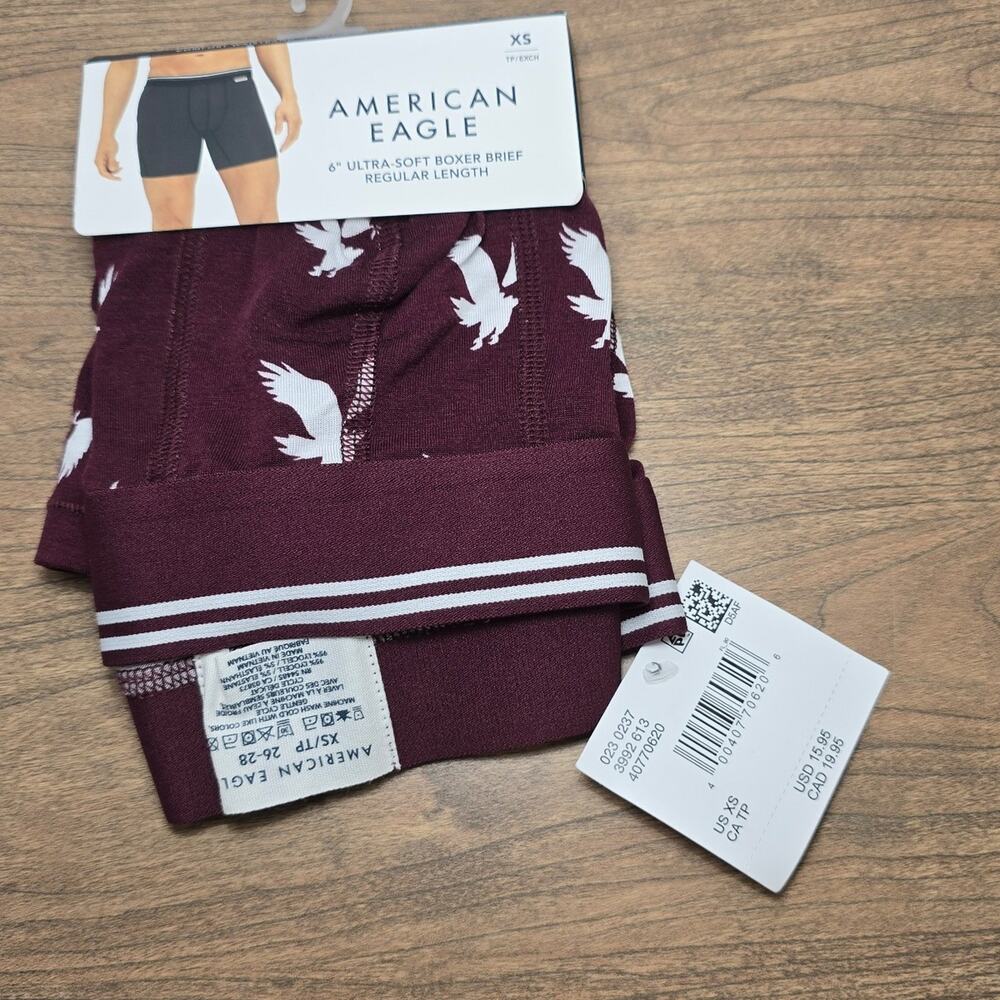 American Eagle Men's XS 6" Ultra-Soft Boxer Brief Regular Length NWT